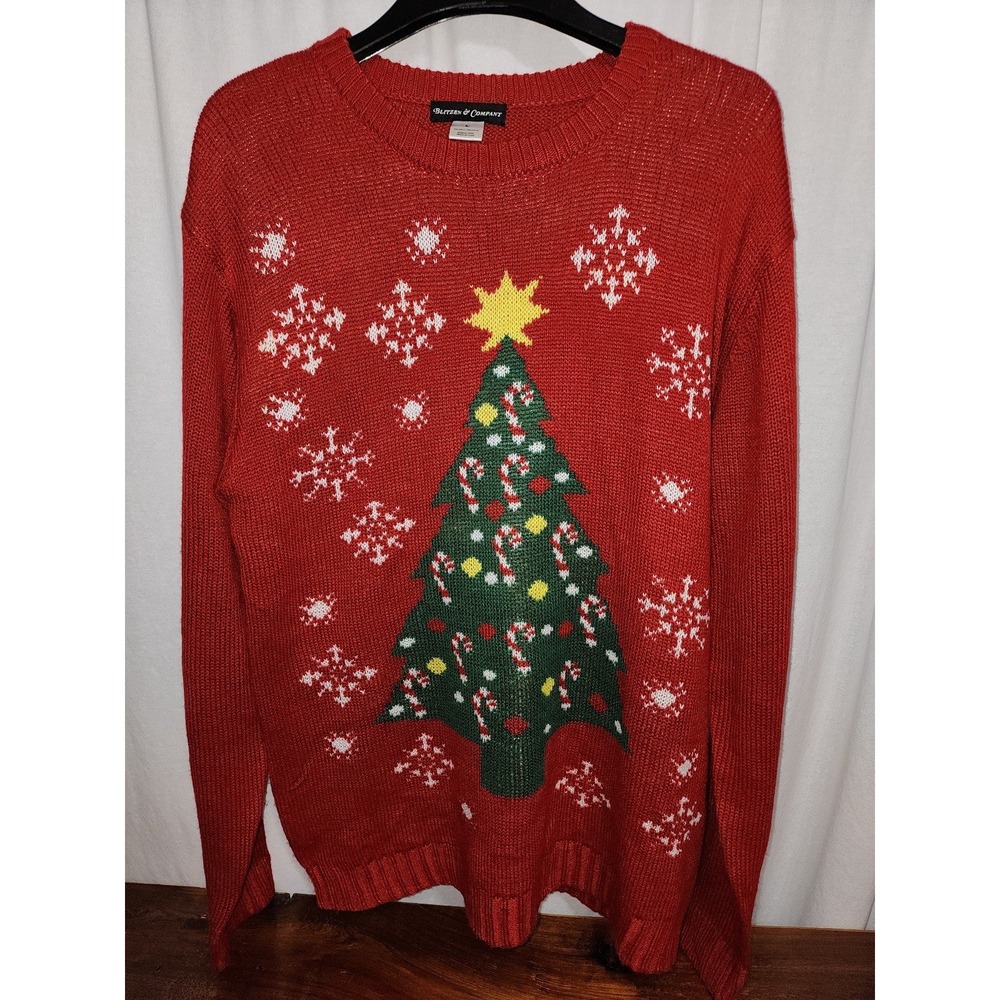 Blitzen &‎ Company Sweater Dress Christmas Tree